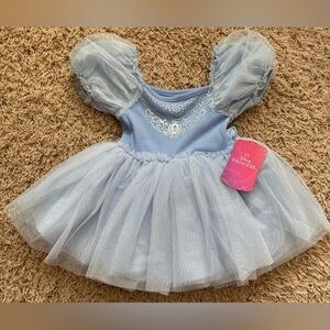 Disney Princess Cinderella Tutu Dress With Puff Sleeves Size: 12 Months